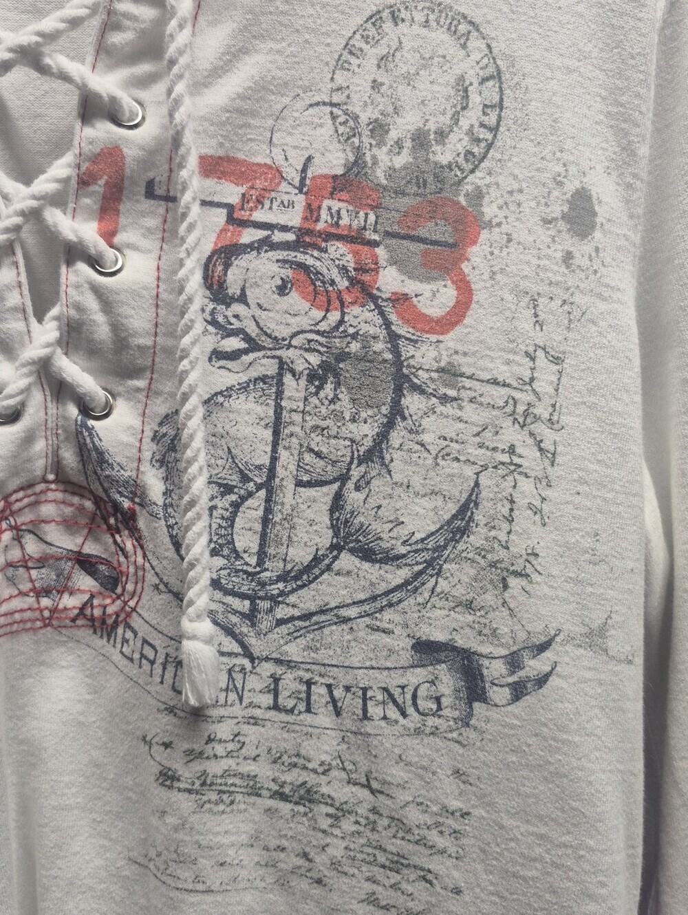 AMERICAN LIVING 100% Cotton Longsleeve Womens Top - Picture 5 of 6